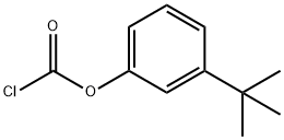 m-tert-butylphenyl chloroformate Struktur