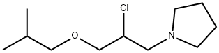 1-[2-chloro-3-(2-methylpropoxy)propyl]pyrrolidine