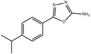 5-(4-ISOPROPYLPHENYL)-1,3,4-OXADIAZOL-2-AMINE Struktur