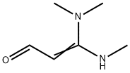 3-(Dimethylamino)-3-(methylamino)propenal Struktur