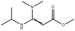 3-(Dimethylamino)-3-(isopropylamino)propenoic acid methyl ester Struktur