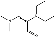 2-(Diethylamino)-3-(dimethylamino)propenal Struktur