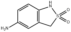 1,3-dihydro-2,1-benzisothiazol-5-amine 2,2-dioxide Struktur