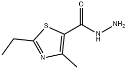 2-ETHYL-4-METHYL-THIAZOLE-5-CARBOXYLIC ACID HYDRAZIDE Struktur