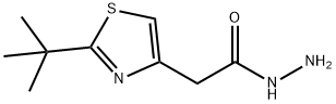 (2-TERT-BUTYL-THIAZOL-4-YL)ACETIC ACID HYDRAZIDE Struktur