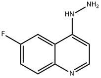 6-FLUORO-4-HYDRAZINOQUINOLINE Struktur