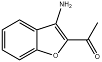 1-(3-AMINO-1-BENZOFURAN-2-YL)ETHANONE Struktur