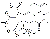 6,7,9,10,11,12-Hexahydrobenzo[f]cyclopenta[a]quinolizine-6,7,7a,8,9,10(8H)-hexacarboxylic acid hexamethyl ester Struktur