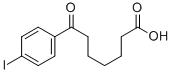 7-(4-IODOPHENYL)-7-OXOHEPTANOIC ACID Struktur