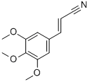 3,4,5-TRIMETHOXYCINNAMYLNITRILE Struktur