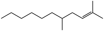 2,5-Dimethyl-2-undecene Struktur