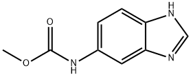 Carbamic acid, 1H-benzimidazol-5-yl-, methyl ester (9CI) Struktur