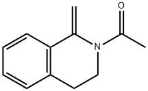 2-ACETYL-1-METHYLENE-1,2,3,4-TETRAHYDROISOQUINOLINE Struktur