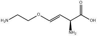 [S-(E)]-2-amino-4-(2-aminoethoxy)-3-butenoic acid Struktur