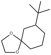 7-(1,1-dimethylethyl)-1,4-dioxaspiro[4.5]decane  Struktur