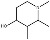 4-Piperidinol,1,2,3-trimethyl- Struktur