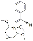 3,4,5-trimethoxy-alpha-(morpholinomethylene)phenylacetonitrile Struktur