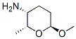 2H-Pyran-3-amine,tetrahydro-6-methoxy-2-methyl-,(2R,3R,6S)-(9CI) Struktur