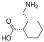 Cyclohexanecarboxylic acid, 2-(aminomethyl)-, (1S,2R)- (9CI) Struktur