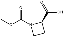 1,2-Azetidinedicarboxylicacid,1-methylester,(2R)-(9CI) Struktur