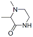 Piperazinone, 3,4-dimethyl- (9CI) Struktur