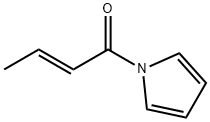 1H-Pyrrole,1-[(2E)-1-oxo-2-butenyl]-(9CI) Struktur