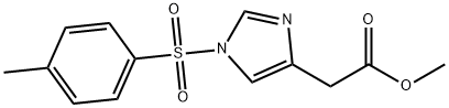 METHYL 2-(1-TOSYL-1H-IMIDAZOL-4-YL)ACETATE Struktur