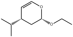 2H-Pyran,2-ethoxy-3,4-dihydro-4-(1-methylethyl)-,(2S,4R)-(9CI) Struktur