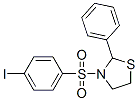 Thiazolidine, 3-[(4-iodophenyl)sulfonyl]-2-phenyl- (9CI) Struktur