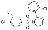 Thiazolidine, 2-(2-chlorophenyl)-3-[(3,4-dichlorophenyl)sulfonyl]- (9CI) Struktur