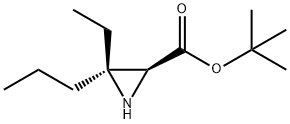 2-Aziridinecarboxylicacid,3-ethyl-3-propyl-,1,1-dimethylethylester,(2S,3R)-(9CI) Struktur