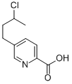 5-(3-Chlorobutyl)pyridine-2-carboxylic acid Struktur