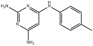 N4-(4-methylphenyl)pyrimidine-2,4,6-triamine Struktur