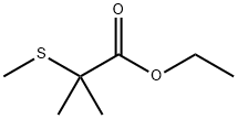 ETHYL 2-METHYL-2-(METHYLTHIO)PROPIONATE Struktur