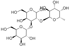 BLOOD GROUP B TRISACCHARIDE Struktur