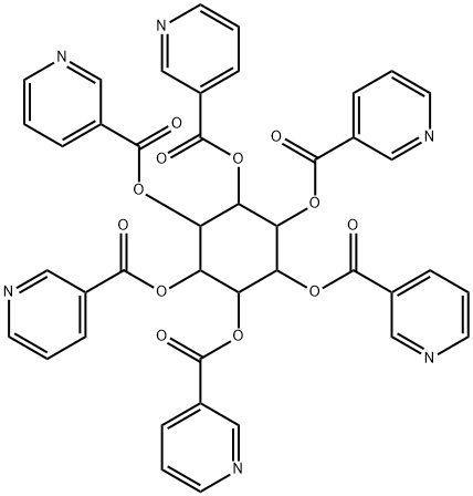 inositol hexanicotinate Struktur