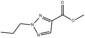 2H-1,2,3-Triazole-4-carboxylicacid,2-propyl-,methylester(9CI) Struktur