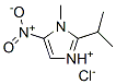 2-isopropyl-1-methyl-5-nitro-1H-imidazolium chloride Struktur