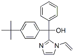 (1-ethenylimidazol-2-yl)-phenyl-(4-tert-butylphenyl)methanol Struktur