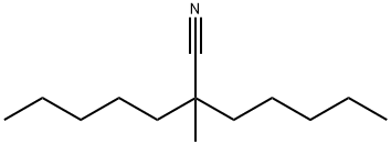 2-Methyl-2-pentylheptanenitrile Struktur