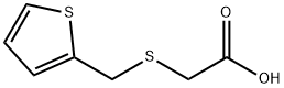 (THIEN-2-YLMETHYL)THIO]ACETIC ACID Struktur