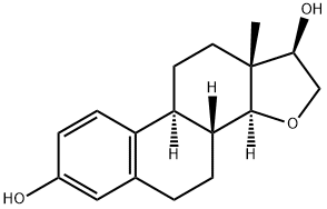 15-Oxaestra-1,3,5(10)-triene-3,17β-diol Struktur