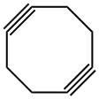 Cycloocta-1,5-diyne Struktur