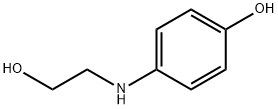 4-(2-HYDROXYETHYLAMINO)PHENOL Struktur