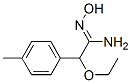 2-Ethoxy-2-(p-tolyl)acetamide oxime Struktur