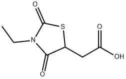 5-Thiazolidineaceticacid,3-ethyl-2,4-dioxo-(9CI) Struktur