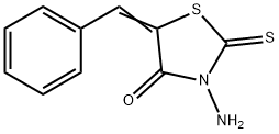 3-AMINO-5-[1-PHENYL-METH-(Z)-YLIDENE]-2-THIOXO-THIAZOLIDIN-4-ONE Struktur