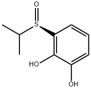 1,2-Benzenediol, 3-[(R)-(1-methylethyl)sulfinyl]- (9CI) Struktur