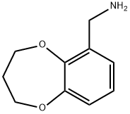 3,4-DIHYDRO-2H-1,5-BENZODIOXEPIN-6-YLMETHYLAMINE HYDROCHLORIDE Struktur