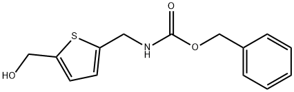 BENZYL N-óó5-(HYDROXYMETHYL)-2-THIENYL]METHYL]CARBAMATE,97% Struktur